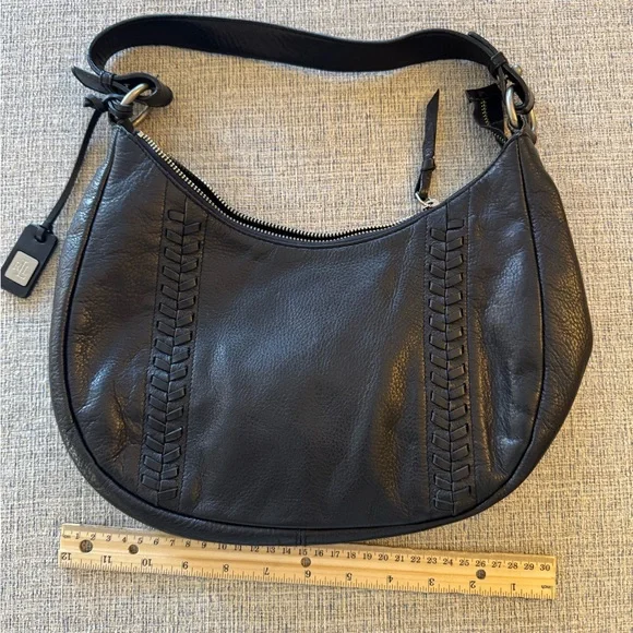 Ralph Lauren Black Leather Shoulder Bag - Picture 3 of 3